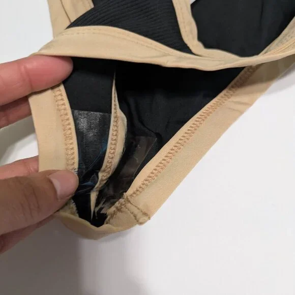 Summerful ribbed- Black and tan Bikini bottom- XS NWT - Picture 4 of 4